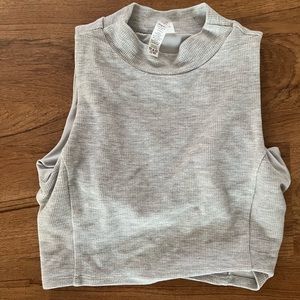 Alo Yoga Micro Waffle Crop Bra Tank